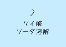 ケイ酸ソーダ溶解